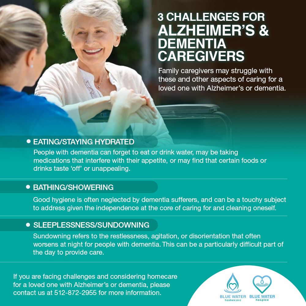 Blue Water Dementia Care Infographic Dementia Care Infographic