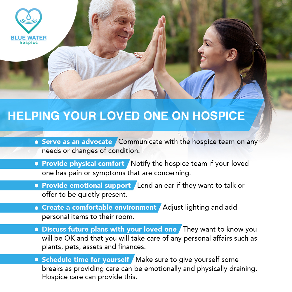 Blue Water-Hospice Infographic